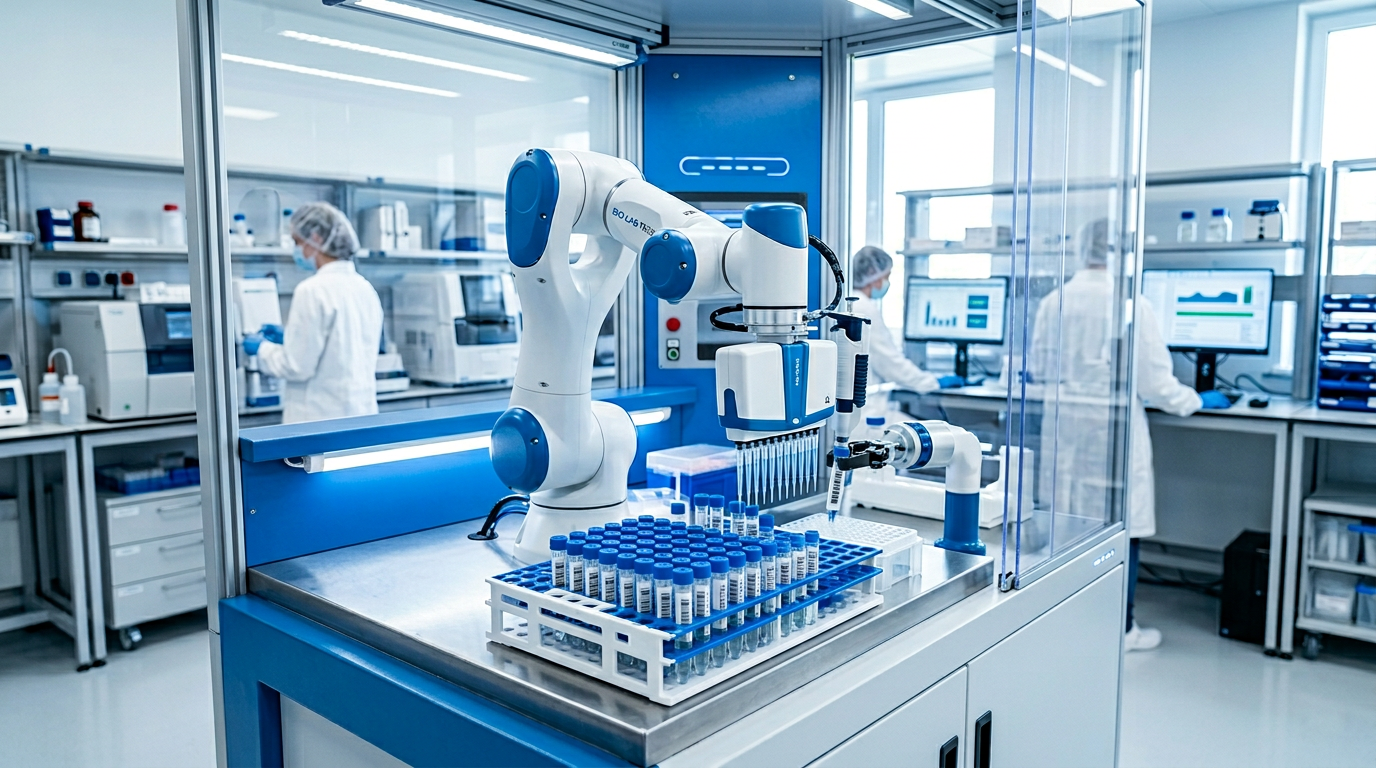 أتمتة المختبرات الصيدلانية